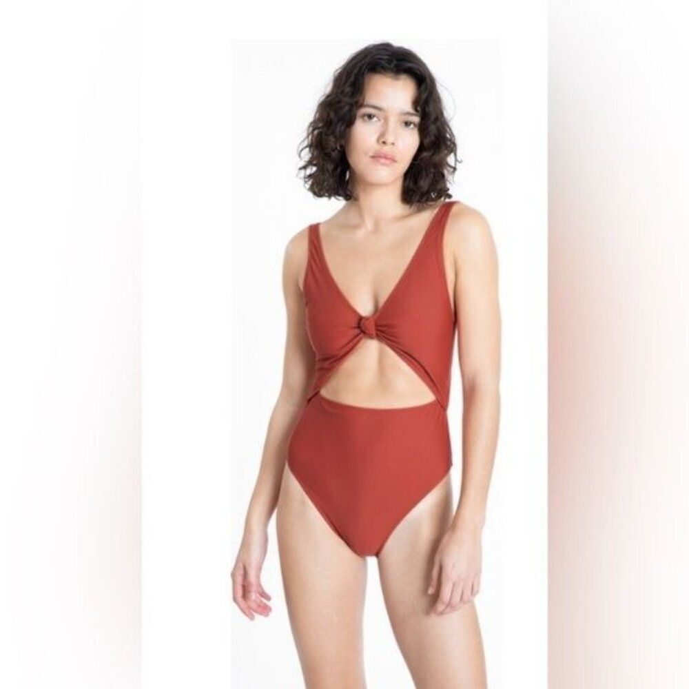 Tanya Taylor Womens XL Swim One Piece Kora Ginger NWT
